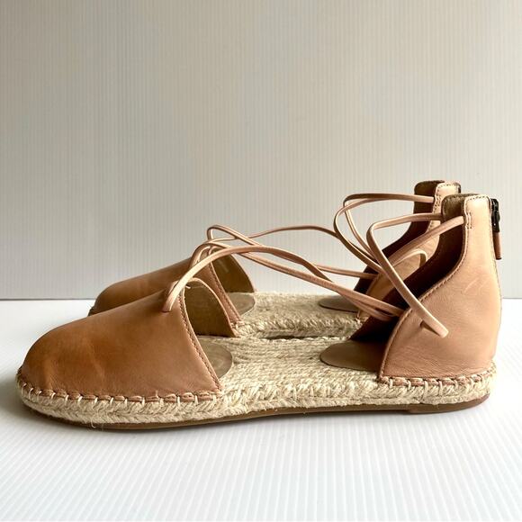 Eileen Fisher Shoes - *New EILEEN FISHER Espadrilles Tan Leather Women’s Size 8.5 Boho Casual Leather